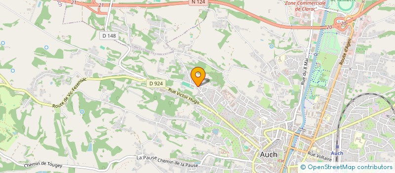 localisation de l'entreprise LE BARON SJC à AUCH