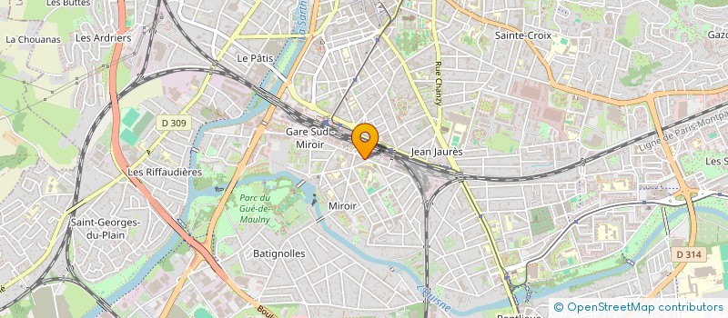 localisation de l'entreprise LE BAROQUE  LE MANS