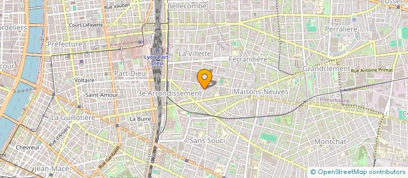 localisation de l'entreprise LE BAROQUE  LYON