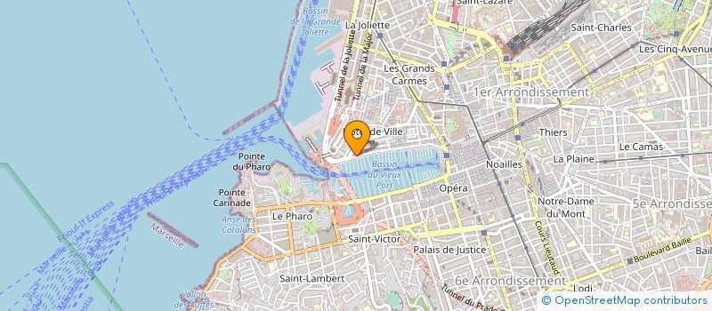 localisation de l'entreprise LE BARRACUDA à MARSEILLE