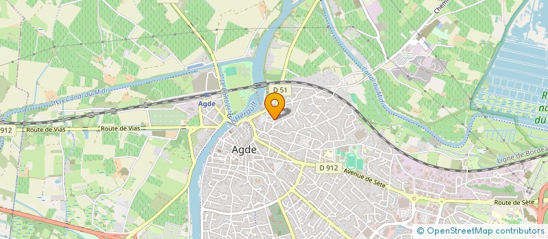 localisation de l'entreprise LE BARROUL à AGDE