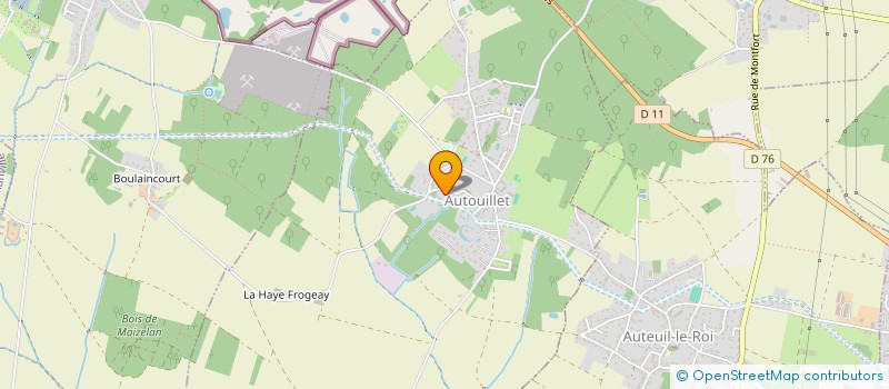 localisation de l'entreprise LE BARS &CIE  AUTOUILLET