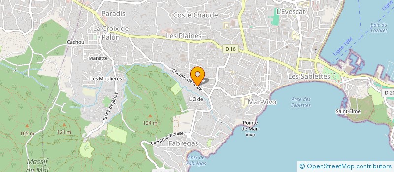 localisation de l'entreprise LE BARS IMMO à LA SEYNE-SUR-MER