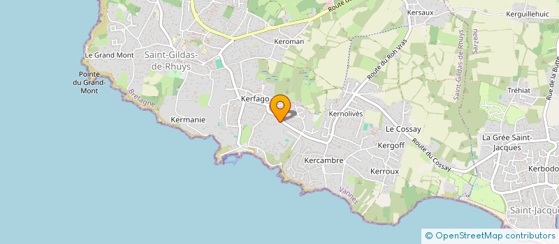 localisation de l'entreprise LE BARS INDIVISION  SAINT-GILDAS-DE-RHUYS