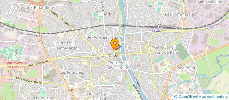 localisation de l'entreprise LE BARTAPAS à LAVAL