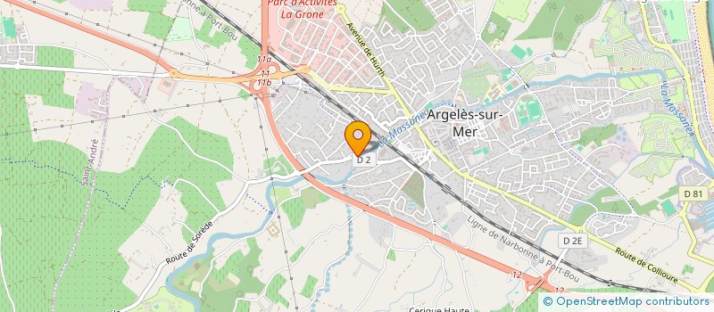 localisation de l'entreprise LE BARYAN  ARGELES-SUR-MER