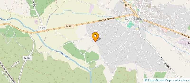 localisation de l'entreprise LE BARZIC  SAINT-CANNAT