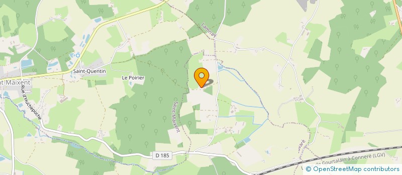 localisation de l'entreprise LE BAS CHAILLOY  LAVARE