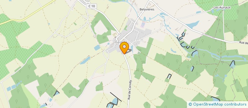 localisation de l'entreprise LE BAS DE CORNILLY  LE CONTROIS-EN-SOLOGNE