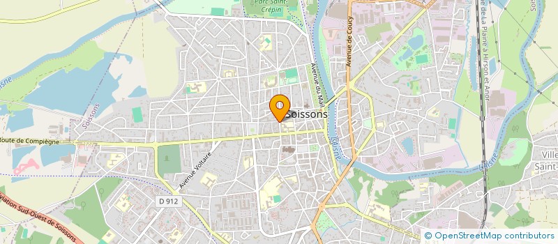 localisation de l'entreprise LE BAS DE LAINE à SOISSONS