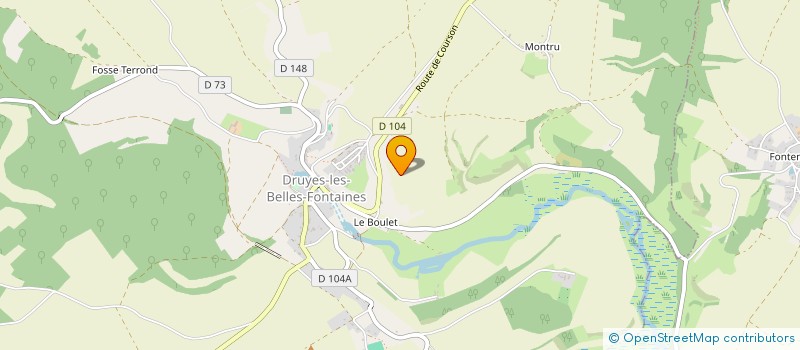 localisation de l'entreprise LE BAS DES PRES  SEMENTRON