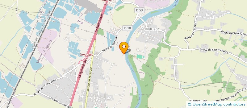 localisation de l'entreprise LE BAS RIOU  LAVERNOSE-LACASSE