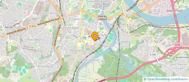 localisation de l'entreprise LE BASQUE ET LA PLUME à BAYONNE