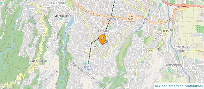 localisation de l'entreprise LE BASSIN BLEU  SAINT-DENIS