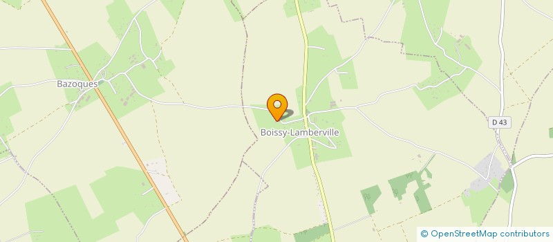 localisation de l'entreprise LE BASTARD THOMAS  BOISSY-LAMBERVILLE