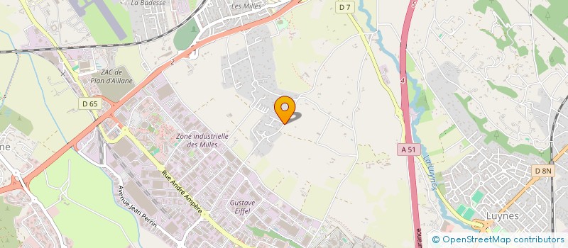 localisation de l'entreprise LE BASTIDON à AIX-EN-PROVENCE