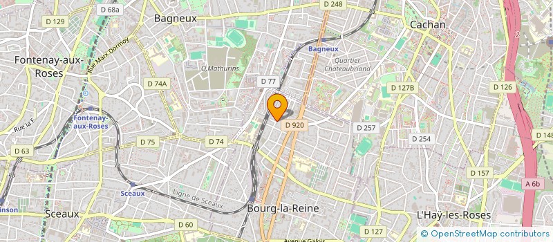 localisation de l'entreprise LE BASTIDON à BOURG-LA-REINE