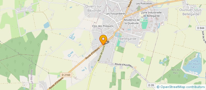 localisation de l'entreprise LE BASTILLON à QUIERS-SUR-BEZONDE