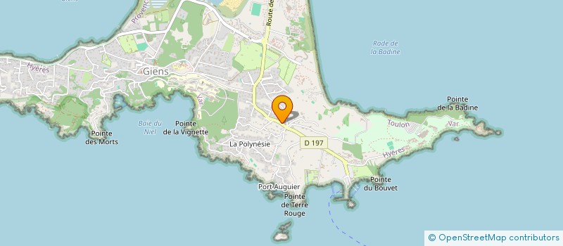 localisation de l'entreprise LE BASTION à HYERES