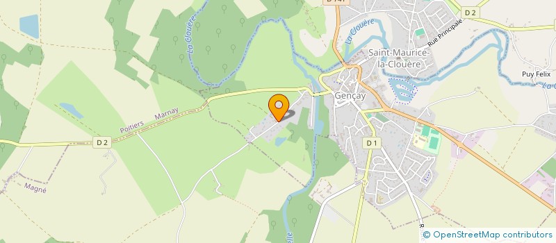 localisation de l'entreprise LE BASTION  MARNAY