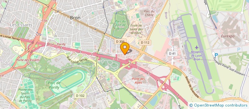 localisation de l'entreprise LE BASTION DE L'ORTHOPEDIE  BRON