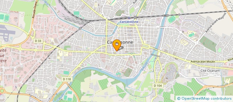 localisation de l'entreprise LE BASTION DU CALVAIRE à CARCASSONNE