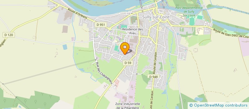 localisation de l'entreprise LE BASTION DU WARGAME à SULLY-SUR-LOIRE