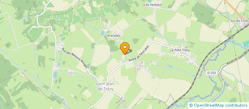 localisation de l'entreprise LE BAT DE L' ANE à SAINT-JEAN-DE-TREZY