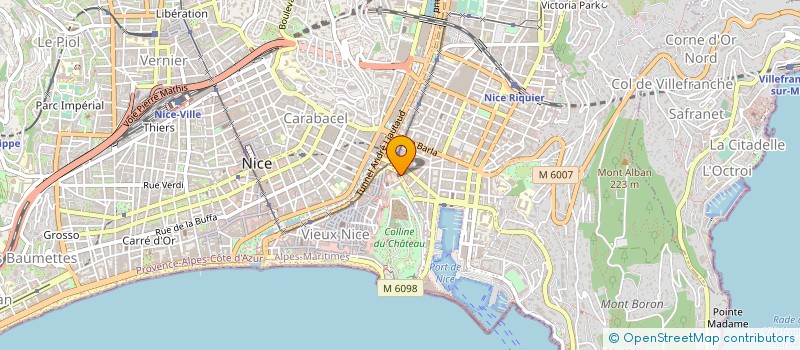 localisation de l'entreprise LE BATACLAN à NICE