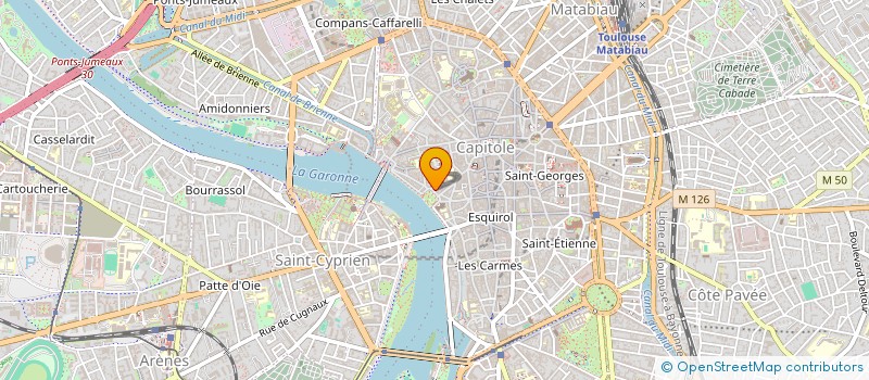 localisation de l'entreprise LE BATEAU  TOULOUSE