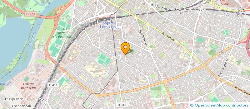 localisation de l'entreprise LE BATEAU A BRAISE à ANGERS