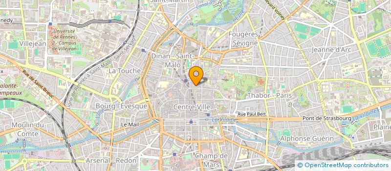 localisation de l'entreprise LE BATEAU IVRE à RENNES