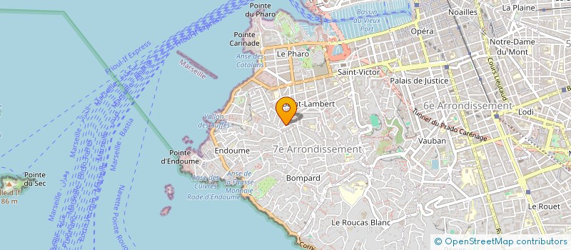 localisation de l'entreprise LE BATEAU QUI BRILLE à MARSEILLE