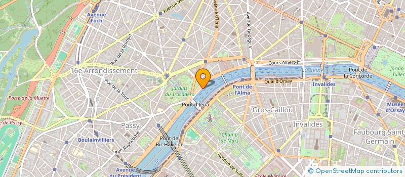 localisation de l'entreprise LE BATEAU SARAH  PARIS