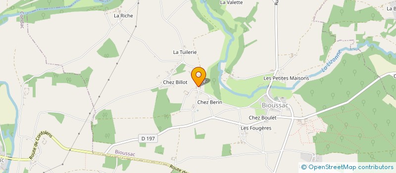 localisation de l'entreprise LE BATELEUR THEATRE à BIOUSSAC