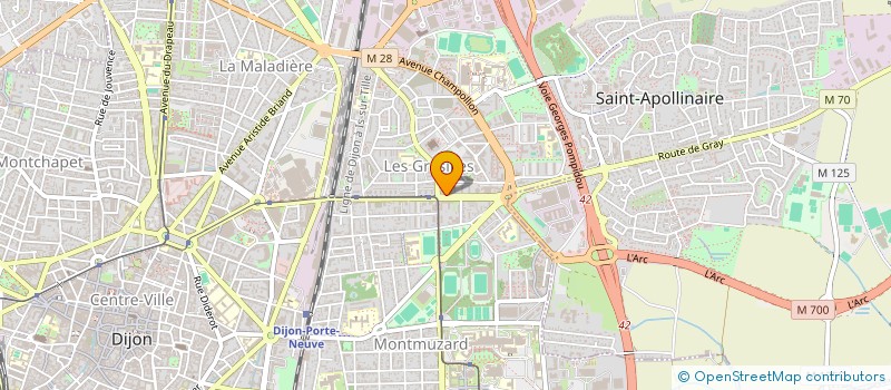 localisation de l'entreprise LE BATIMENT à DIJON