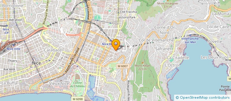 localisation de l'entreprise LE BATIMENT  NICE