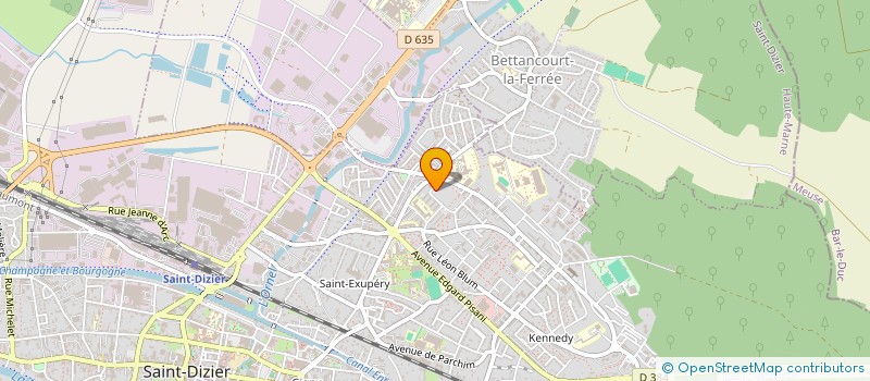 localisation de l'entreprise LE BATIMENT BRAGARD à SAINT-DIZIER