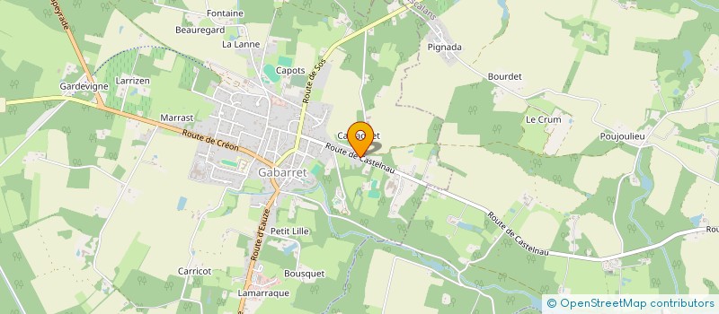 localisation de l'entreprise LE BATIMENT GABARDAN à GABARRET