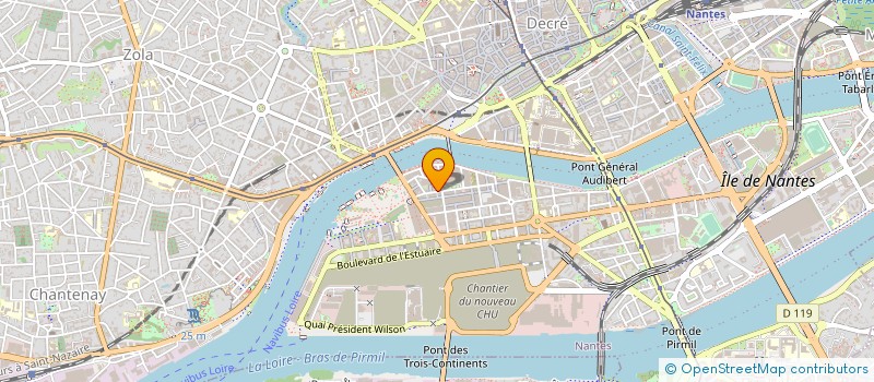 localisation de l'entreprise LE BATIMENT GUERANDAIS à NANTES