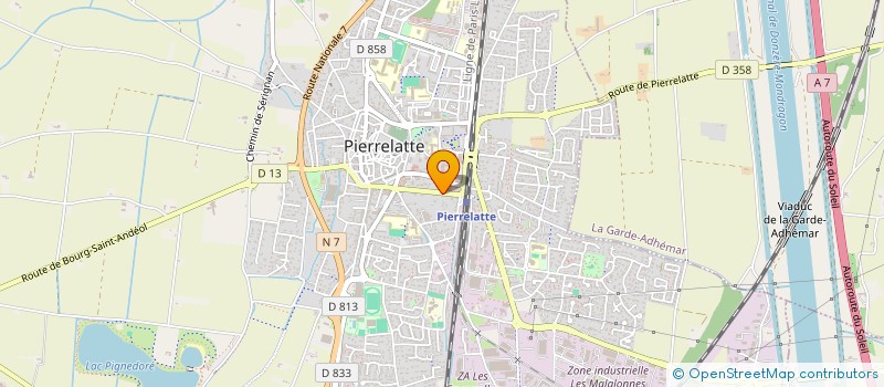 localisation de l'entreprise LE BATIMENT INTELLIGENT à PIERRELATTE