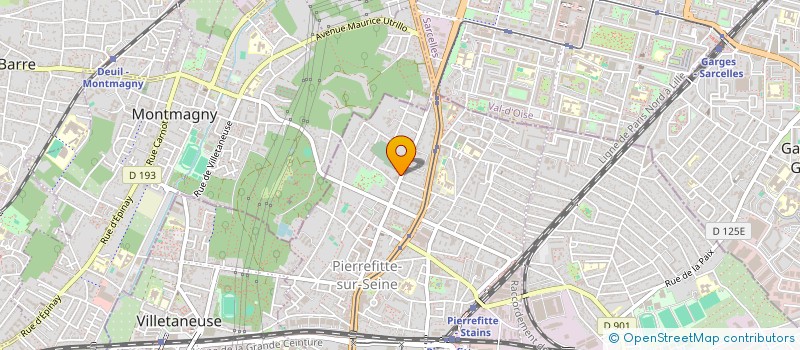 localisation de l'entreprise LE BATIMUST à PIERREFITTE-SUR-SEINE