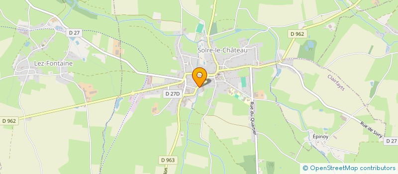 localisation de l'entreprise LE BATISCOPE  SOLRE-LE-CHATEAU