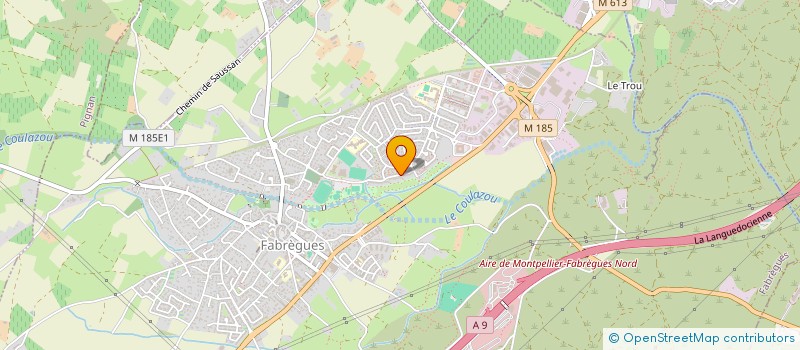 localisation de l'entreprise LE BATISSEUR à FABREGUES