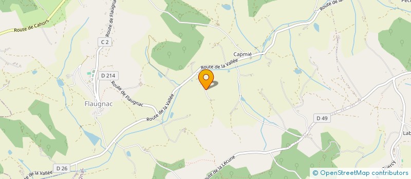 localisation de l'entreprise LE BATTANT  SAINT-PAUL-FLAUGNAC