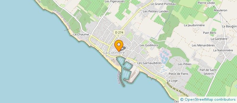 localisation de l'entreprise LE BATTANT II  SAINT-PIERRE-D'OLERON