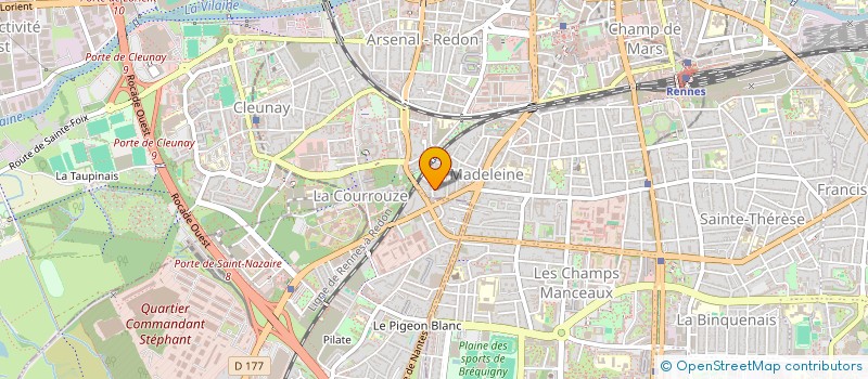 localisation de l'entreprise LE BAUD  RENNES
