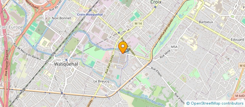 localisation de l'entreprise LE BAVAROIS à VILLENEUVE D'ASCQ