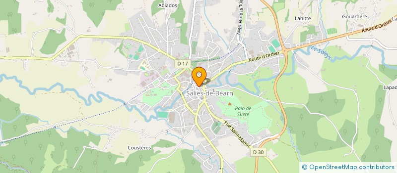 localisation de l'entreprise LE BAYAA à SALIES-DE-BEARN