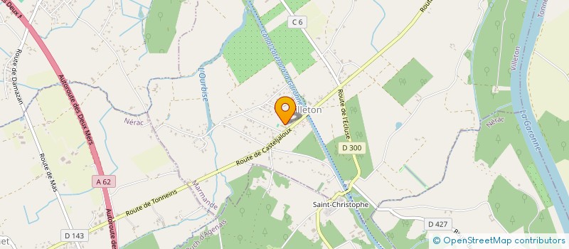 localisation de l'entreprise LE BAYAN 47  VILLETON